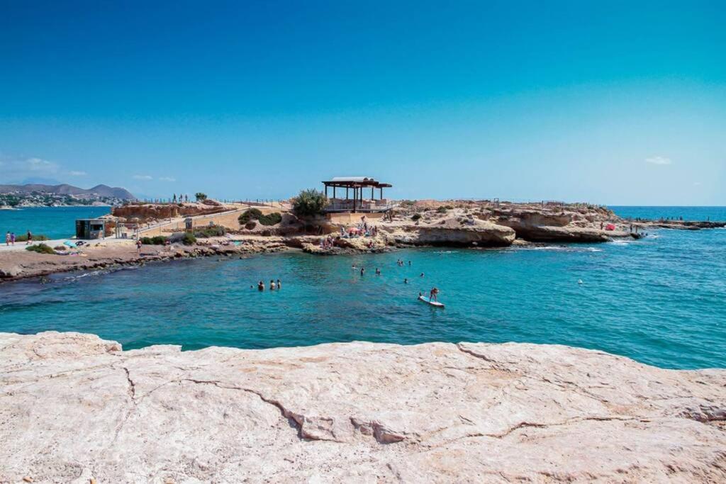 Tahití apartamento primera línea de PLaya Muchavista, Wifi, parking El Campello Exterior foto